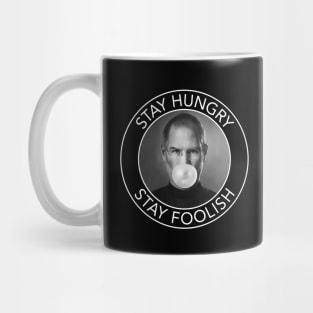 Steve Jobs - Stay Hungry Stay Foolish - Circles Mug